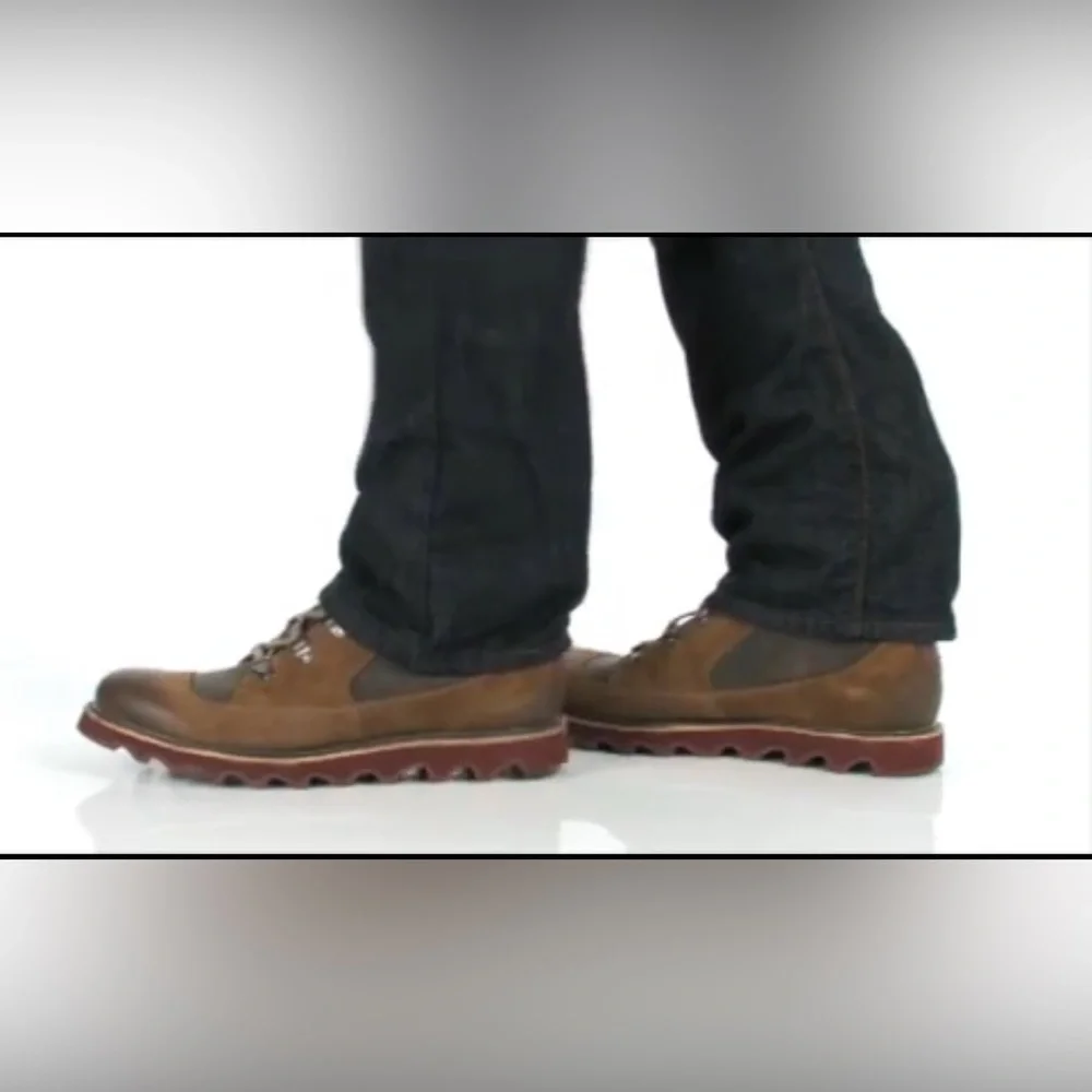 Sorel Men's Brown‎ and Gray Leather Boots